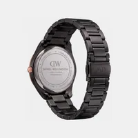 Daniel Wellington Black Dial Analog Men's Watch DW0DG1601, caseback view