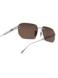 OPIUM Sunglasses OP-10506 in Brown / Silver (C03), detail angle view