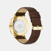 Daniel Wellington White Dial Analog Men's Watch DW0DG2302, caseback view