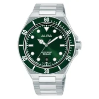 ALBA Green Dial Men's Quartz Watch AS9W17X1, front view