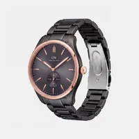 Daniel Wellington Black Dial Analog Men's Watch DW0DG1601, three-quarter view