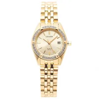 Citizen Gold Round Dial Analog Women's Watch EU6062-50P, gallery detail view