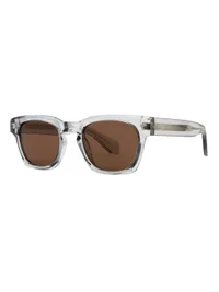 OPIUM Sunglasses OP-13541 in Brown / Grey (C02), front three-quarter view