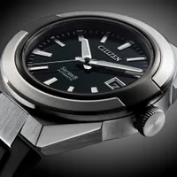 Citizen Black Round Dial Analog Men's Watch NA1004-10E, dial front view