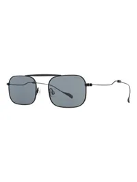 Opium Eyewear Sunglasses OP-10507 Cliff in Black / Grey (C01), side profile view