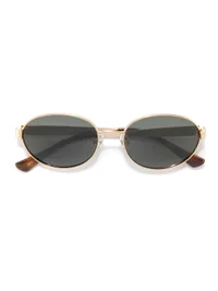 OPIUM Sunglasses OP-10477 in Green / Gold (C01), rear three-quarter view