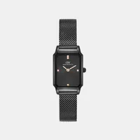 Daniel Wellington Black Geometric Dial Analog Women's Watch DW0DL2602, front view