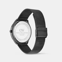 Daniel Wellington Black Dial Analog Men's Watch DW0DG2702, side profile view