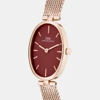 Daniel Wellington Maroon Oval Dial Analog Women's Watch DW0DL3001, gallery view 2