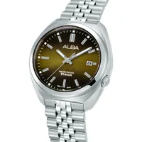 ALBA Signature Gold Gradation Dial Quartz Watch AS9W35X1, side view