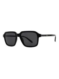 Opium Eyewear Sunglasses OP-13542 March in Black / Grey (C01), side profile view