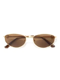 OPIUM Sunglasses OP-10501 in Brown / Gold (C01), rear three-quarter view