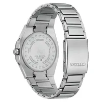 Citizen Stylish Grey Round Dial Chronograph Men's Watch AT2604-56H, gallery detail view