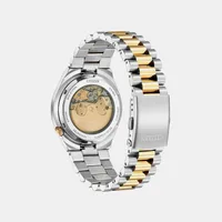 Citizen Grey Round Dial Analog Men's Watch NJ0154-80H, angled case view