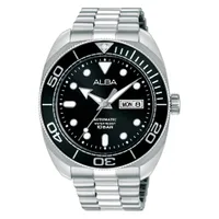 ALBA Black Dial Automatic Men's Sports Watch AL4825X1, front view