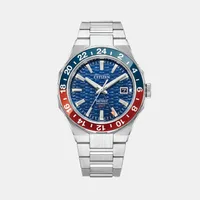 Citizen Blue Round Dial Analog Men's Watch NB6030-59L, dial front view