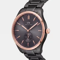 Daniel Wellington Black Dial Analog Men's Watch DW0DG1601, angled view