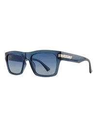 OPIUM Sunglasses OP-10487 in Blue / Blue (C04), front three-quarter view