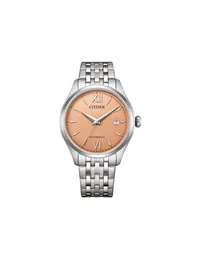 Citizen Orange Round Dial Analog Men's Watch NJ0240-55X, gallery detail view