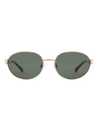 Opium Eyewear Sunglasses OP-10477 Torn in Gold / Green (C01), front view