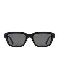 Opium Eyewear Sunglasses OP-10484 Gush in Black / Grey (C01), front view