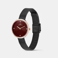 Daniel Wellington Burgundy Round Dial Analog Women's Watch DW0DL2702, gallery view 3