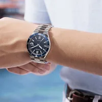 Citizen Blue Round Dial Analog Men's Watch NJ0230-59L, gallery detail view