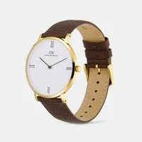 Daniel Wellington White Dial Analog Men's Watch DW0DG2302, three-quarter view