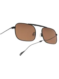 Opium Eyewear Sunglasses OP-10507 Cliff in Black / Brown (C02), front three-quarter view