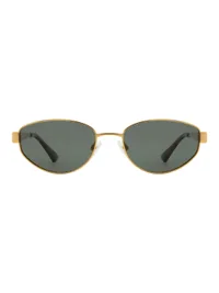 Opium Eyewear Sunglasses OP-10478 Lina in Gold / Green (C01), front view