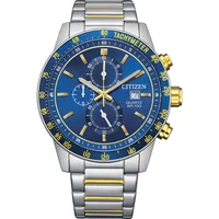 Citizen Blue Round Dial Chronograph Men's Watch AN3684-59L, gallery detail view