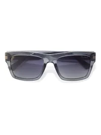 Opium Eyewear Sunglasses OP-10487 Zappy in Crystal Grey / Grey (C03), front three-quarter view