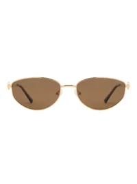 Opium Eyewear Sunglasses OP-10501 Rina in Gold / Brown (C01), front view