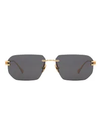 Opium Eyewear Sunglasses OP-10506 Moss in Gold / Grey (C01), front view