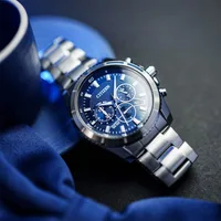 Citizen Blue Round Dial Chronograph Men's Watch AN8201-57L, gallery detail view