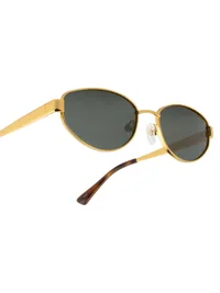 OPIUM Sunglasses OP-10478 in Green / Gold (C01), detail angle view