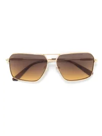 Opium Eyewear Sunglasses OP-10474 Zane in Gold / Brown (C01), front three-quarter view