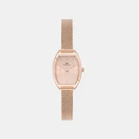 Daniel Wellington Rose Gold Tonneau Dial Analog Women's Watch DW0DL2001, front view
