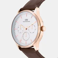 Daniel Wellington White Dial Multi-Function Men's Watch DW0DG2201, angled view
