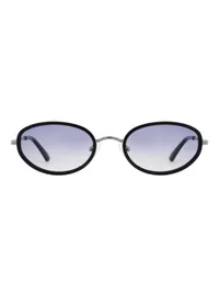 Opium Eyewear Sunglasses OP-13536 Hover in Gun / Blue (C01), front view