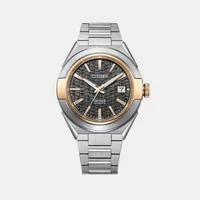 Citizen Grey Round Dial Analog Men's Watch NA1034-51H, dial front view
