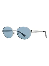 OPIUM Sunglasses OP-10477 in Blue / Silver (C03), front three-quarter view
