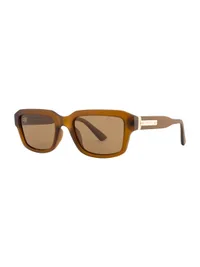 OPIUM Sunglasses OP-10484 in Brown / Brown (C02), front three-quarter view
