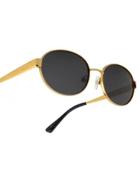 OPIUM Sunglasses OP-10477 in Grey / Gold (C04), detail angle view