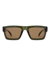 OPIUM Sunglasses OP-10482 in Brown / Green (C04), front view