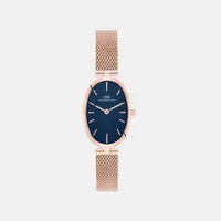 Daniel Wellington Blue Oval Dial Analog Women's Watch DW0DL3000, front view