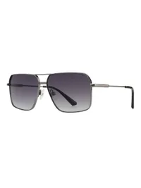OPIUM Sunglasses OP-10474 in Grey / Gun Metal (C02), front three-quarter view