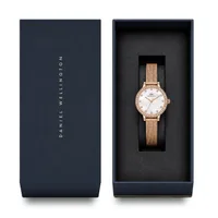 Daniel Wellington Pink Mother of Pearl Round Dial Analog Women's Watch DW0DL2502, gallery view 5