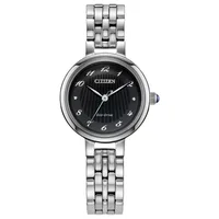 Citizen Black Round Dial Analog Women's Watch EM0990-81E, gallery detail view