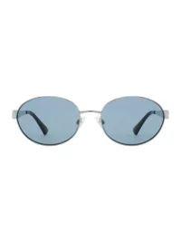 OPIUM Sunglasses OP-10477 in Blue / Silver (C03), front view